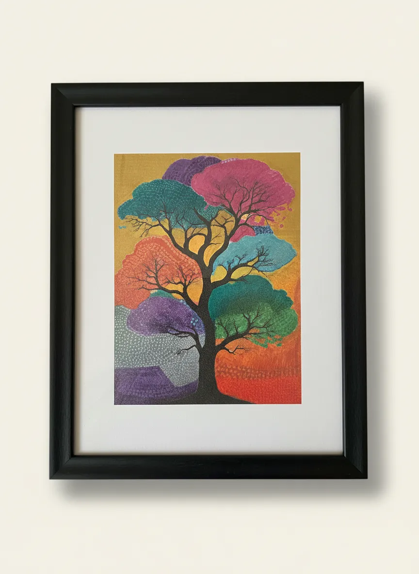 arbol colorido